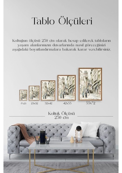 Rue Damitte Ahşap Çerçeveli Tablo indirimleri