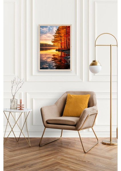 Manzara Ahşap Çerçeveli Tablo fiyatları