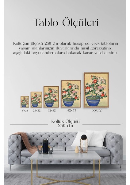 Ohara Koson Ahşap Çerçeveli Tablo fırsatları