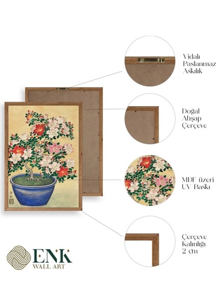 Ohara Koson Ahşap Çerçeveli Tablo indirimleri