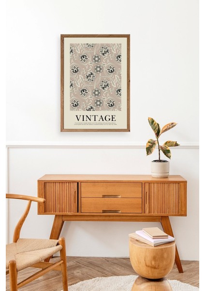 Vintage Ahşap Çerçeveli Tablo modelleri