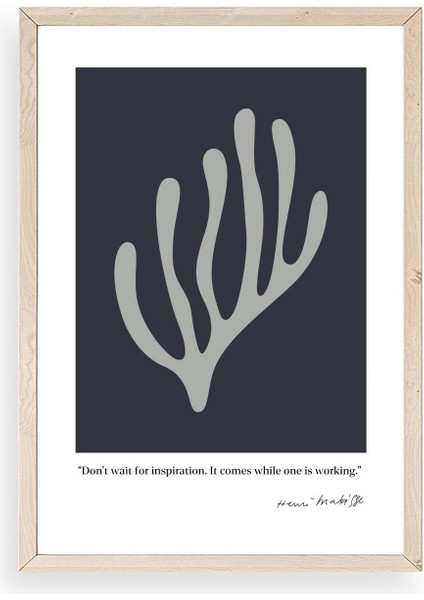 Henri Matisse Ahşap Çerçeveli Tablo