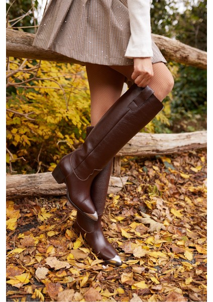 Smash Kadın Bordo Gercek Deri Western Çizme fiyatları