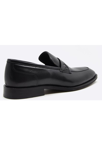 Hakiki Deri Günlük Günlük Erkek Ayakkabı Siyah 9958 fırsatları
