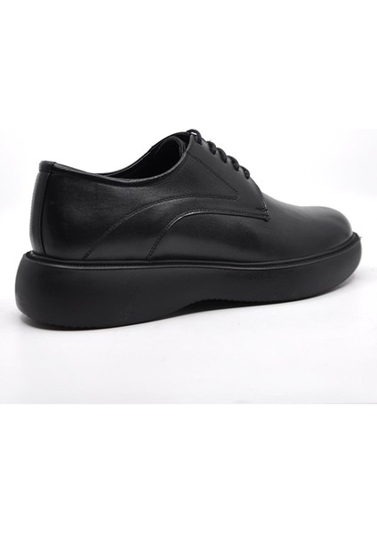 Hakiki Deri Sneaker Erkek Ayakkabı Siyah 9966 fırsatları