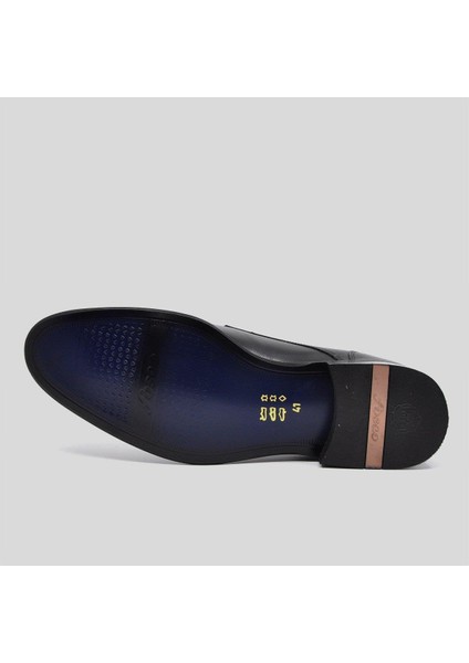 Hakiki Deri Erkek Klasik Ayakkabı Siyah 3002 114