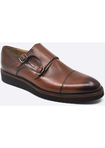 Hakiki Deri Günlük Erkek Taba Ayakkabı 7605 45 fiyatları