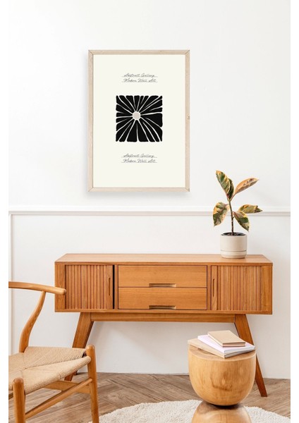 Çiçek Ahşap Çerçeveli Tablo modelleri