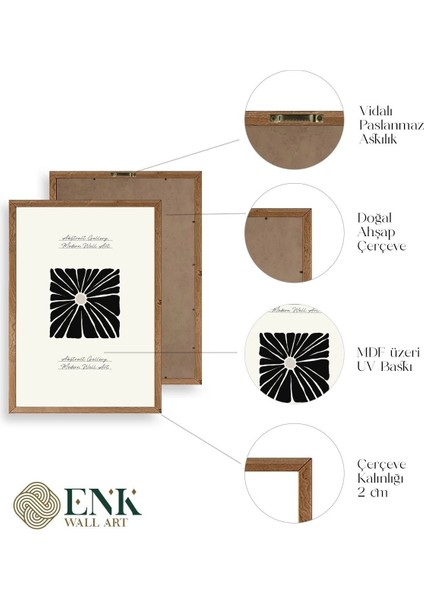 Çiçek Ahşap Çerçeveli Tablo fırsatları