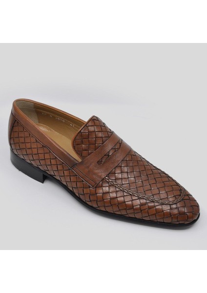 Özel Örgülü Klasik Erkek Ayakkabı 2090 698 Taba