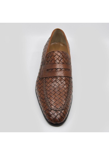 Özel Örgülü Klasik Erkek Ayakkabı 2090 698 Taba