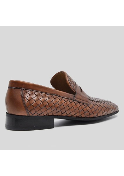 Özel Örgülü Klasik Erkek Ayakkabı 2090 698 Taba