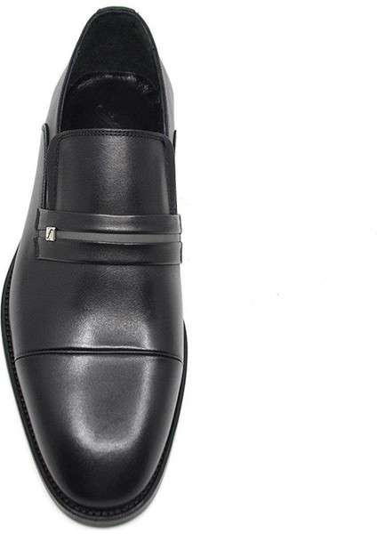Hakiki Deri Siyah Erkek Klasik Ayakkabı 9817 100