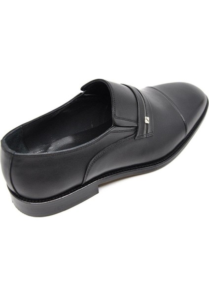 Hakiki Deri Siyah Erkek Klasik Ayakkabı 9817 100