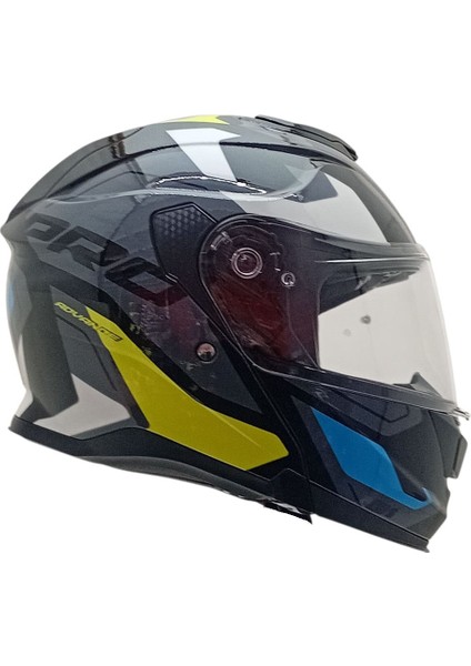 935 Çene Açılır Sarı Mavi Kask fiyatları