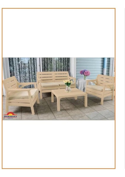 🏝️ "miami Konforu Bahçenizde! Şık, Rahat ve Dayanıklı Oturma Grubu"