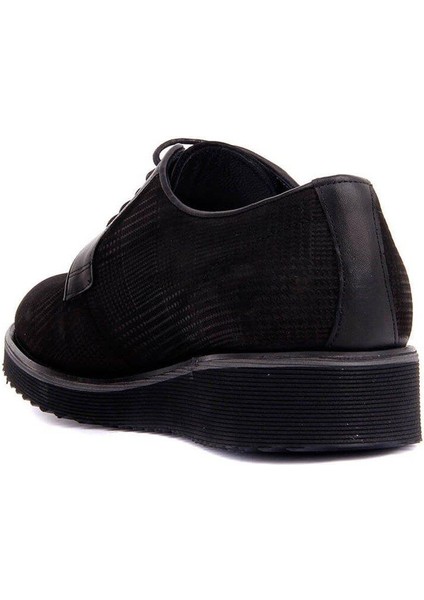Bağcıklı Siyah Nubuk Erkek Günlük Ayakkabı 6510 820 46 fırsatları