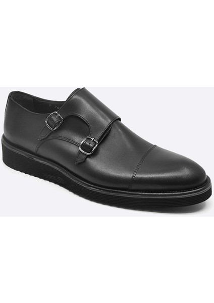 Hakiki Deri Günlük Erkek Siyah Ayakkabı 7605 46 fiyatları
