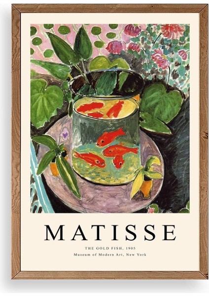 Matisse Ahşap Çerçeveli Tablo