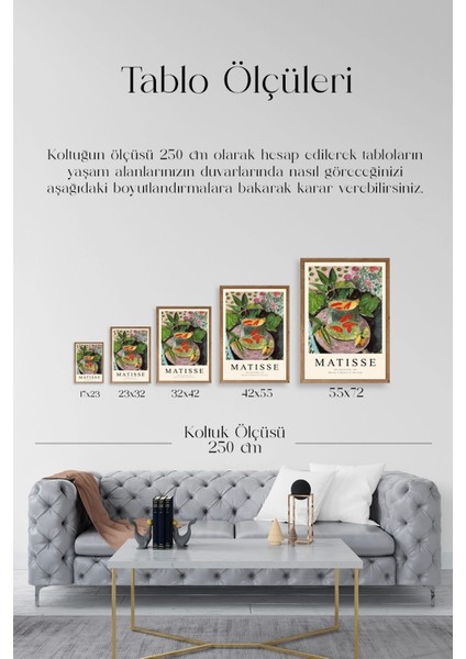 Matisse Ahşap Çerçeveli Tablo indirimleri