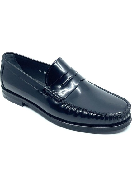 Hakiki Deri Siyah Klasik Erkek Ayakkabı 2600 300