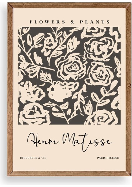 Henri Matisse Ahşap Çerçeveli Tablo