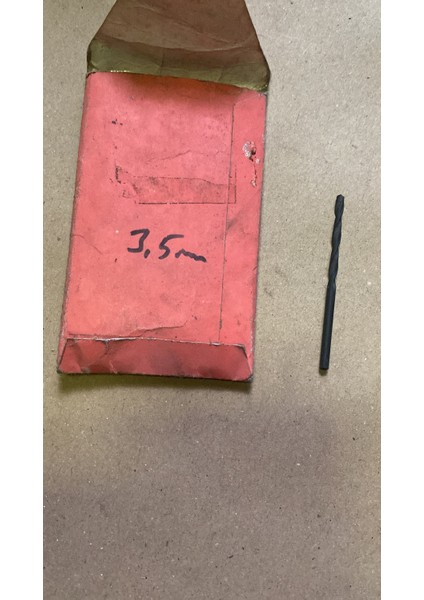 Matkap Ucu 3.5 mm Hss Demir - Çelik - Metal - Aliminyum 1 Adet