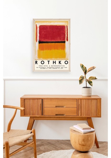 Rothko Ahşap Çerçeveli Tablo modelleri