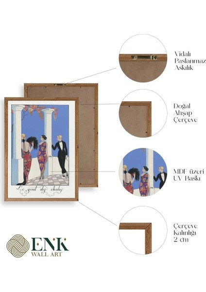 George Barbier Ahşap Çerçeveli Tablo fırsatları