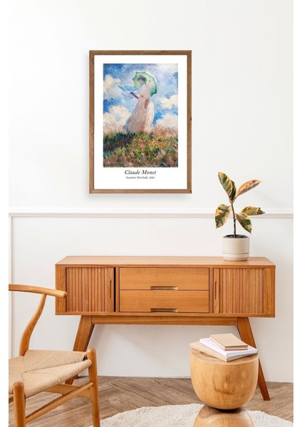 Claude Monet Ahşap Çerçeveli Tablo modelleri