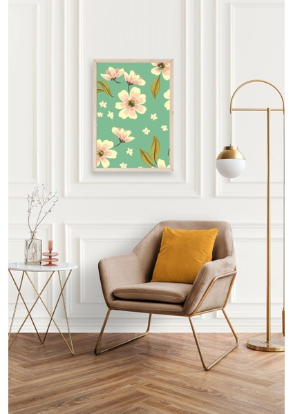 Çiçekler Ahşap Çerçeveli Tablo fiyatları