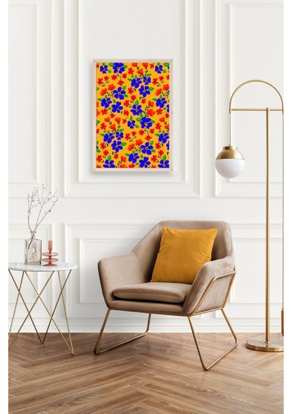 Çiçekler Ahşap Çerçeveli Tablo fiyatları