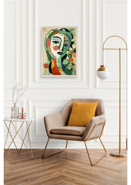 Soyut Kadın Ahşap Çerçeveli Tablo fiyatları