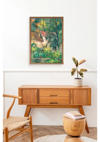 Paul Cezenne Kalender Ahşap Çerçeveli Tablo modelleri