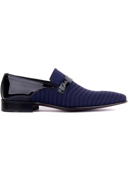 Bağcıksız Lacivert Rugan Tekstil Erkek Klasik Ayakkabı 5098 514 848 fiyatları