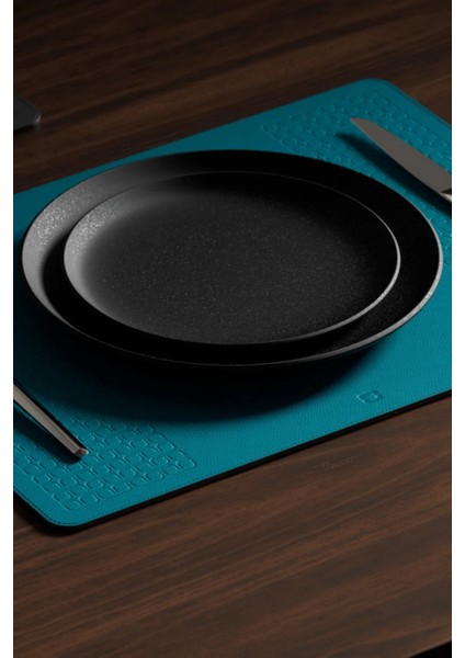 Place Mats HP540 Br|yl Iki Yönlü Gerçek Deri El Yapımı Italyan Seti fırsatları