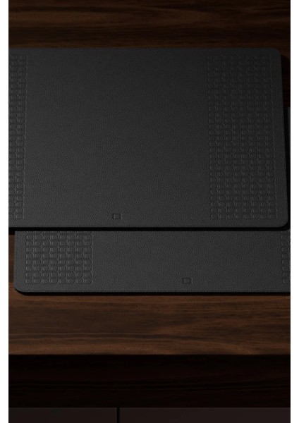 Place Mats HP540 Br|yl Iki Yönlü Gerçek Deri El Yapımı Italyan Seti