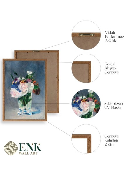 Manet Ahşap Çerçeveli Tablo fırsatları