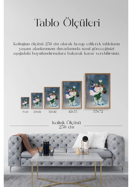 Manet Ahşap Çerçeveli Tablo indirimleri