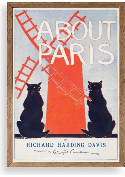 Richard Harding Davis Ahşap Çerçeveli Tablo