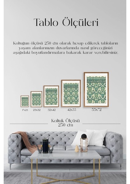 Sieele Ahşap Çerçeveli Tablo indirimleri