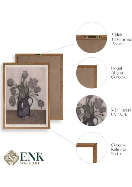 Everbag Ahşap Çerçeveli Tablo fırsatları