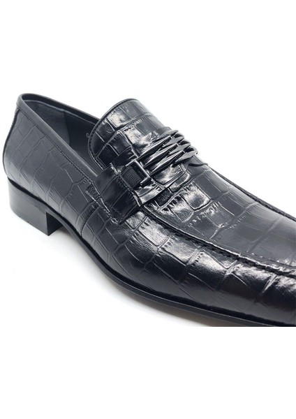 Siyah Deri Erkek Ayakkabı 9555 888 46 fırsatları