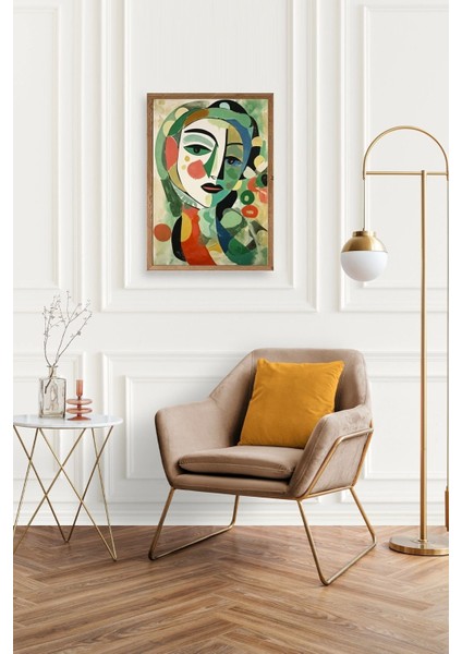 Soyut Ahşap Çerçeveli Tablo fiyatları