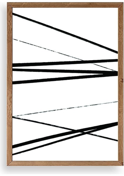 Modern Ahşap Çerçeveli Tablo