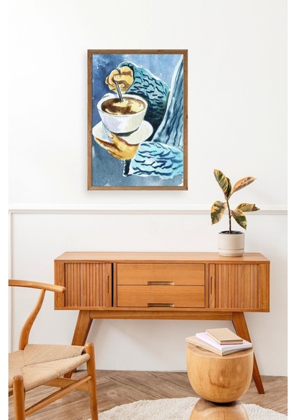 Kahve Ahşap Çerçeveli Tablo modelleri