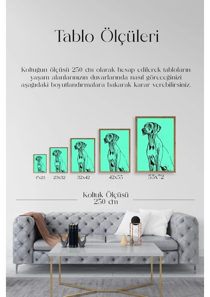 Köpek Ahşap Çerçeveli Tablo indirimleri