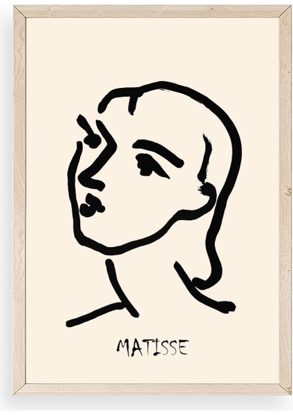 Matisse Ahşap Çerçeveli Tablo