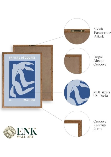 Henri Matisse Ahşap Çerçeveli Tablo fırsatları