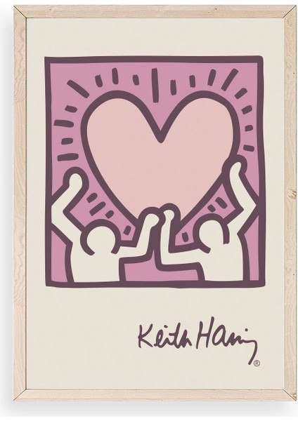 Keith H. Ahşap Çerçeveli Tablo